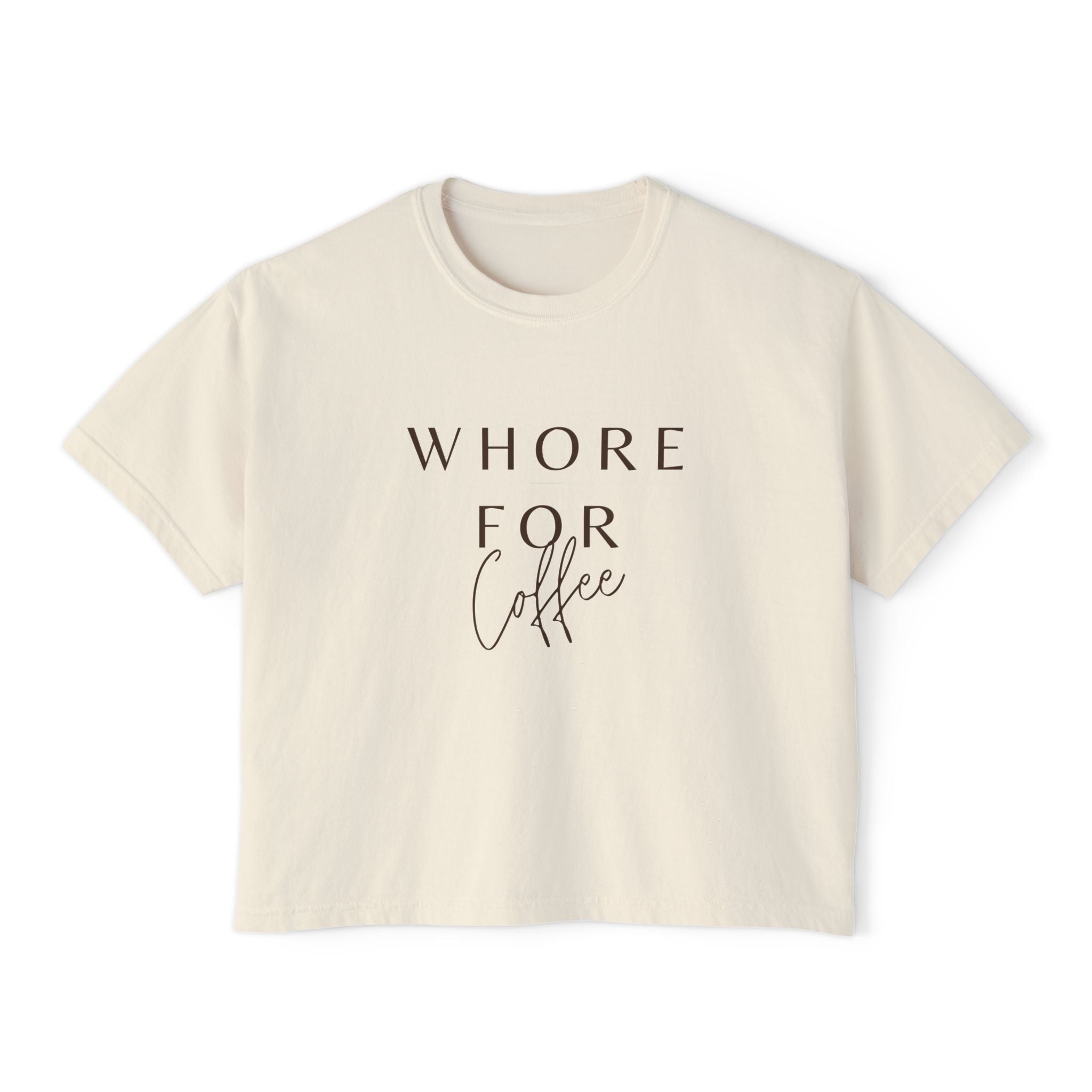 Coffee Lover Women's Boxy Tee -