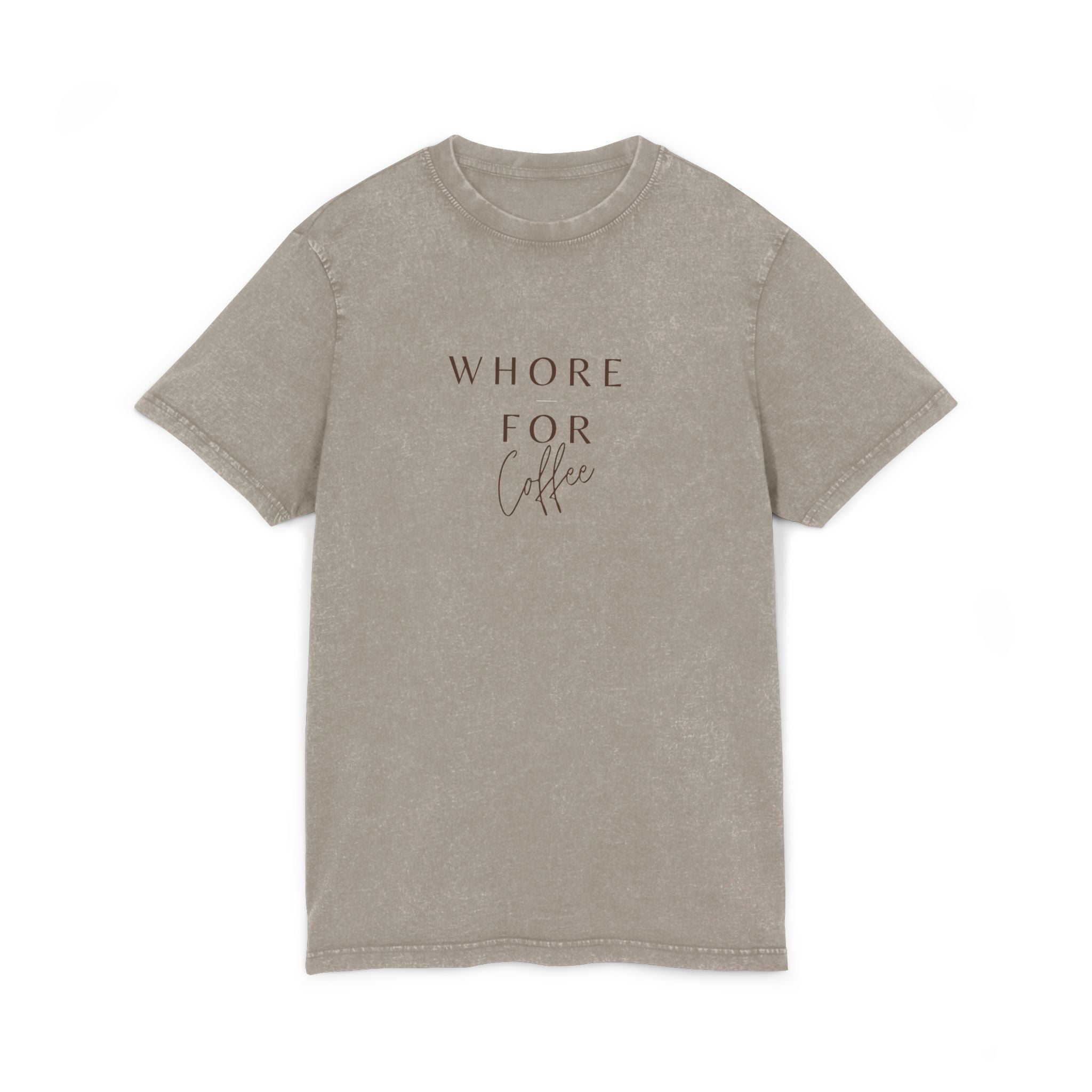 Acid Washed Coffee Lover Tee