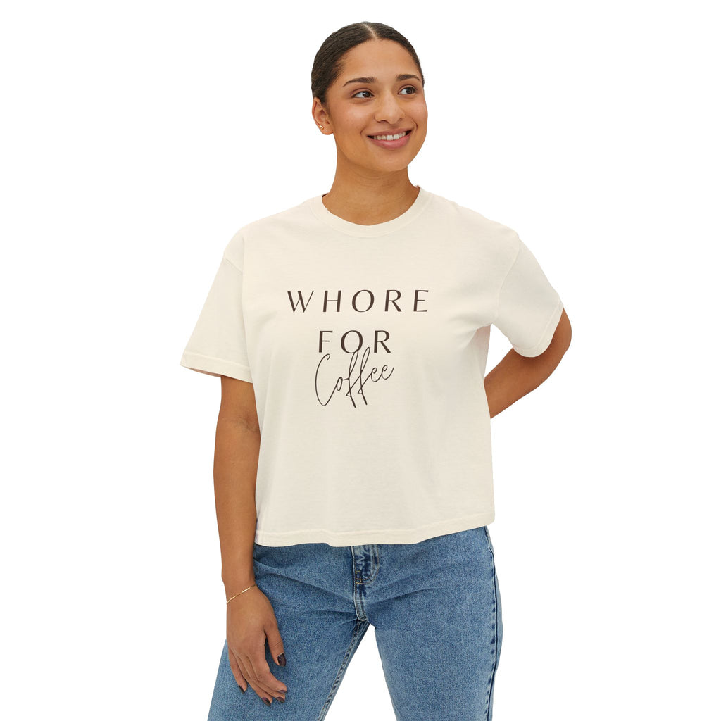 Coffee Lover Women's Boxy Tee -
