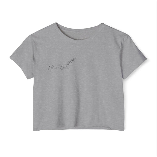 'The Hollow Quill' Crop Tee