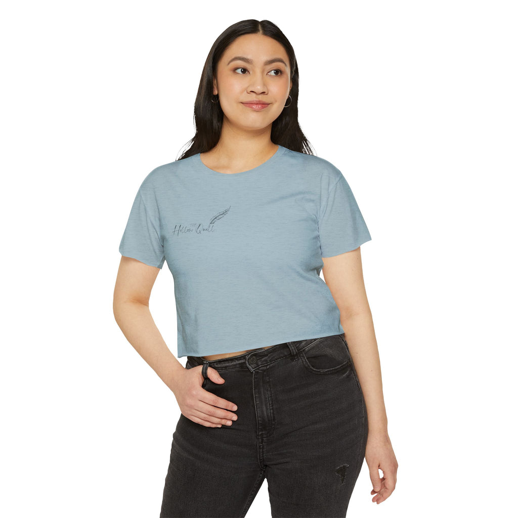 'The Hollow Quill' Crop Tee