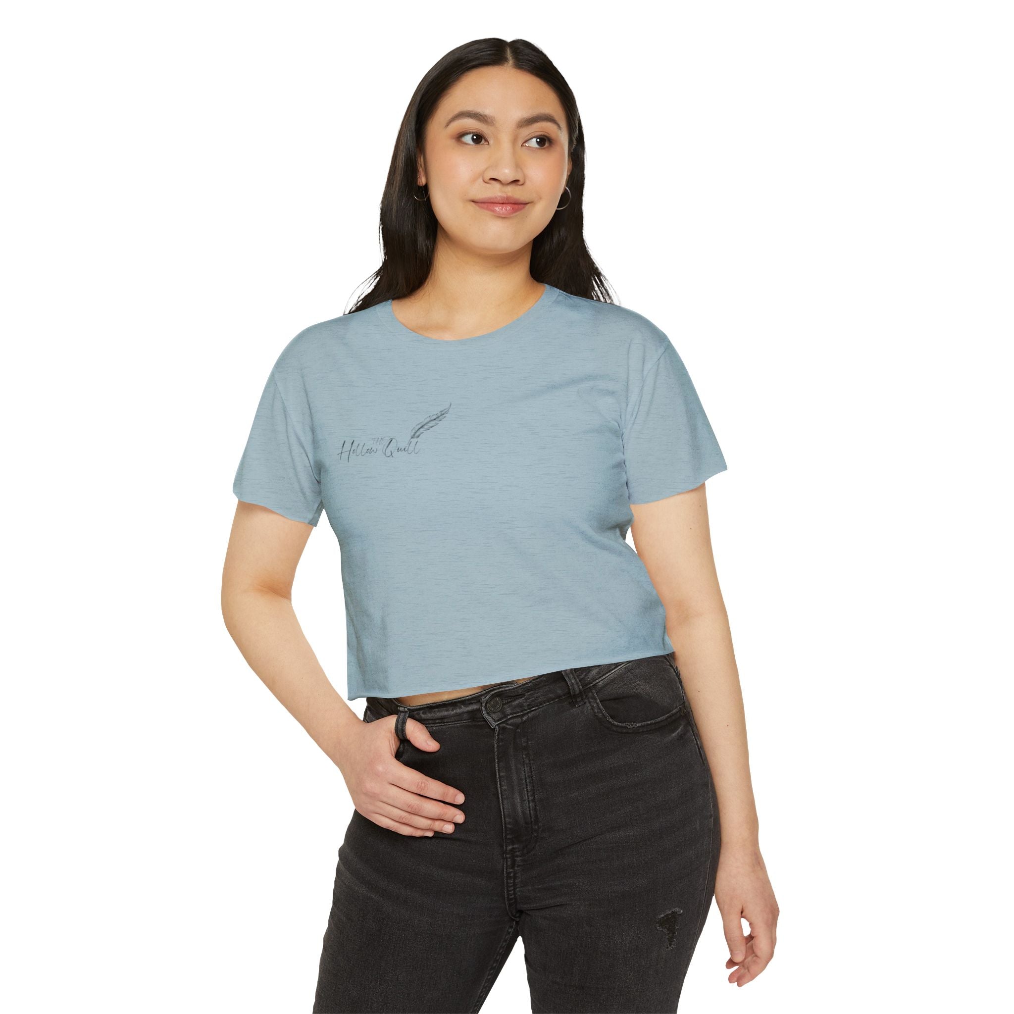 'The Hollow Quill' Crop Tee