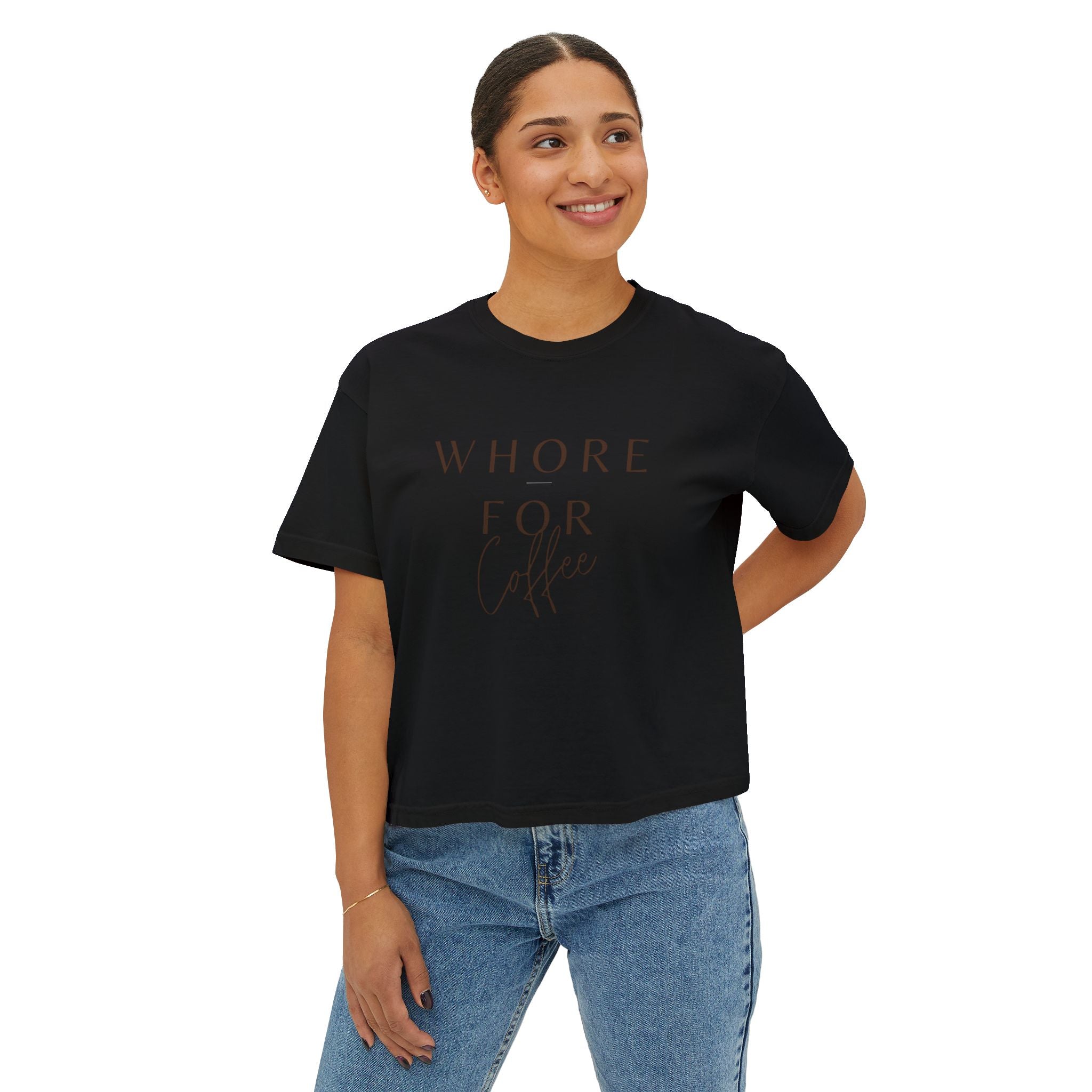 Coffee Lover Women's Boxy Tee -